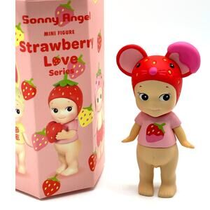 Authentic Sonny Angel Mouse Mini Figure, Strawberry Love Series, Open Box - NEW